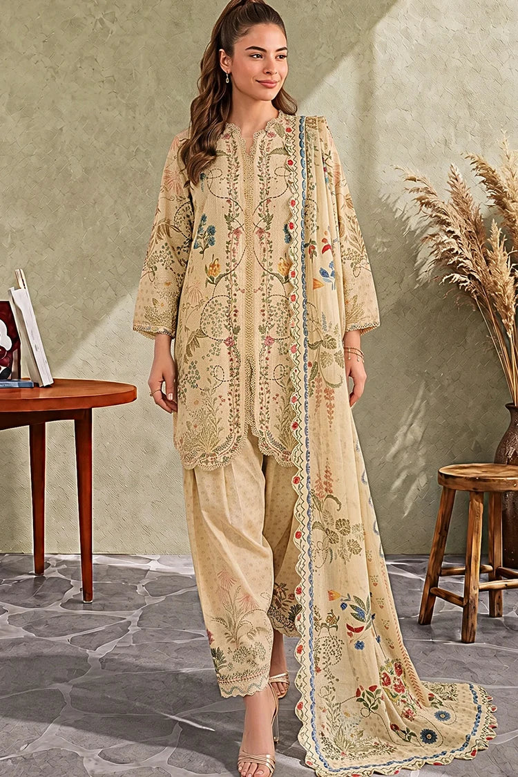 Asifa & Nabeel - Cambric Printed - Seham (CU26-07) - Unstitched
