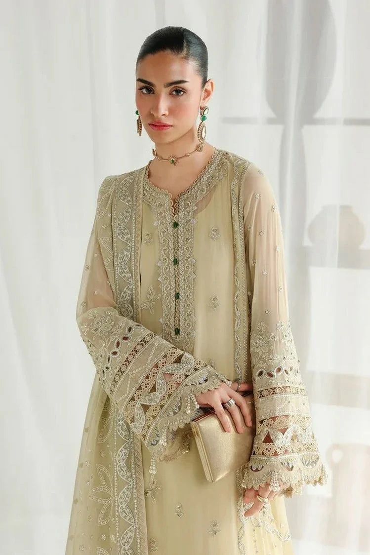 Picture of Qalamkar - Chiffon - QCC-01 DEENA - Unstitched - Available at Raja Sahib