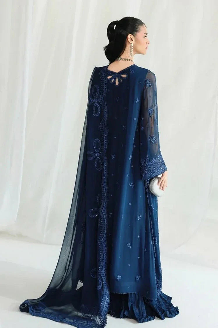Picture of Qalamkar - Chiffon - QCC-02 SHIREEN - Unstitched - Available at Raja Sahib