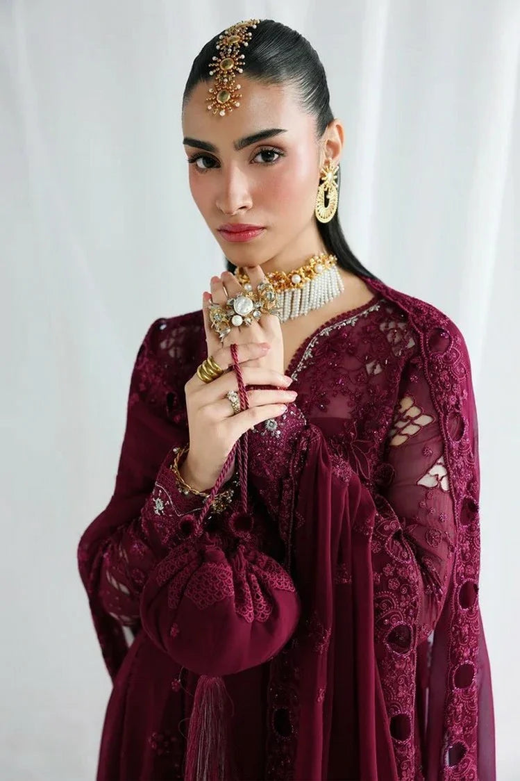 Picture of Qalamkar - Chiffon - QCC-03 WAFA - Unstitched - Available at Raja Sahib