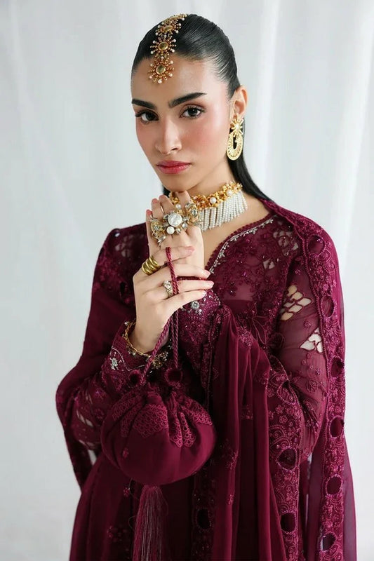 Picture of Qalamkar - Chiffon - QCC-03 WAFA - Unstitched - Available at Raja Sahib