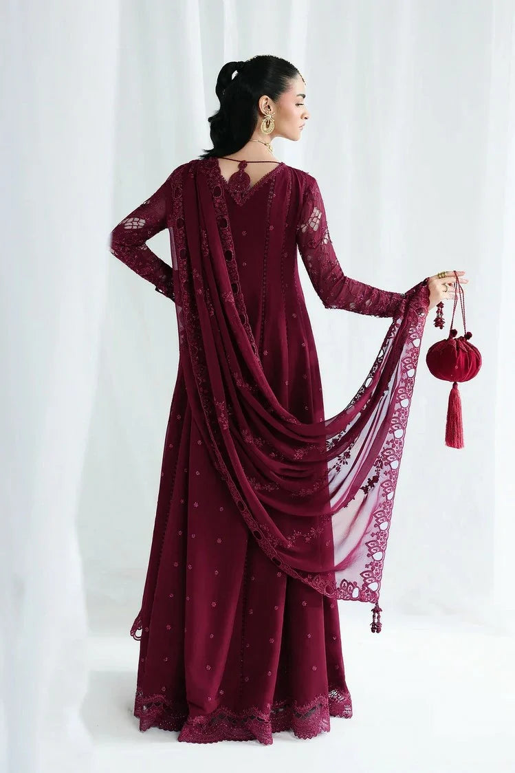 Picture of Qalamkar - Chiffon - QCC-03 WAFA - Unstitched - Available at Raja Sahib