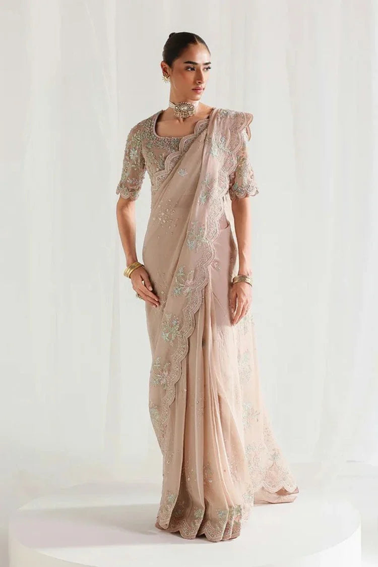 Qalamkar - Chiffon - QCC-04 NOVERA - Unstitched