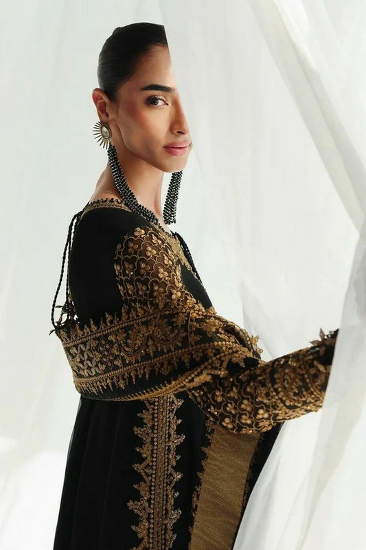 Picture of Qalamkar - Chiffon - QCC-06 WALIYA - Unstitched - Available at Raja Sahib