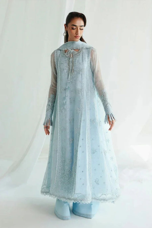 Qalamkar - Chiffon - QCC-08 SONA - Unstitched
