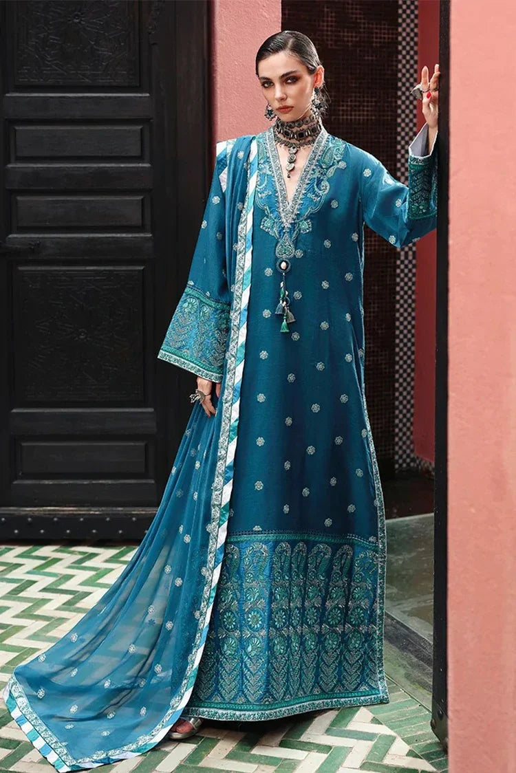 Picture of Mushq - Nuvera The Queen of Hearts - 01-Rouge Sapphire - Unstitched - Available at Raja Sahib