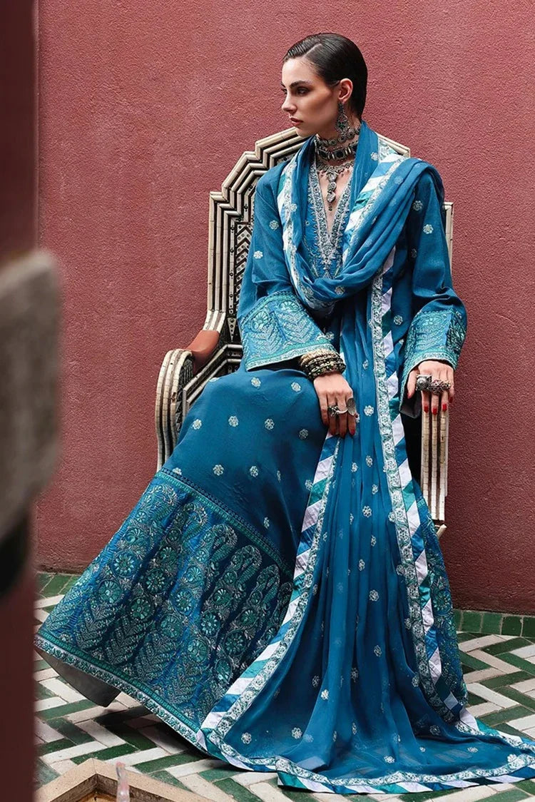 Picture of Mushq - Nuvera The Queen of Hearts - 01-Rouge Sapphire - Unstitched - Available at Raja Sahib