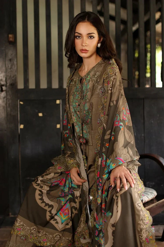Charizma - Aniiq Embroidered Printed Linen Collection Vol 1 - ANW7-05 - Unstitched