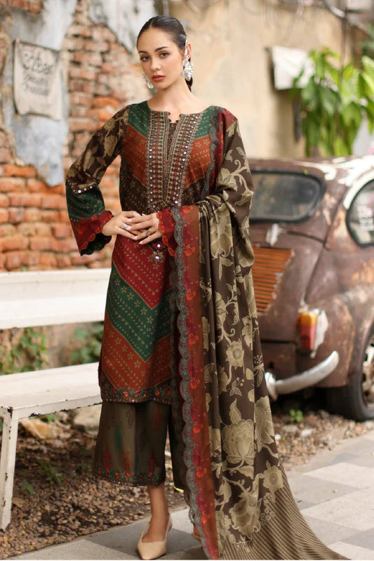 Charizma - Aniiq Embroidered Printed Linen Collection Vol 1 - ANW7-06 - Unstitched