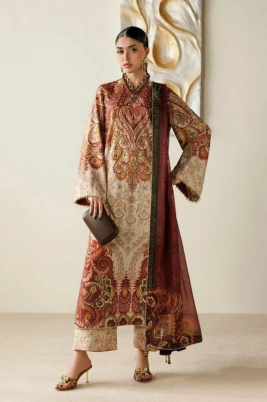 Picture of Jazmin - Orlina Rawsilk - OR26-D08 - Unstitched - Available at Raja Sahib
