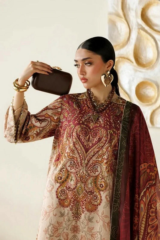 Picture of Jazmin - Orlina Rawsilk - OR26-D08 - Unstitched - Available at Raja Sahib