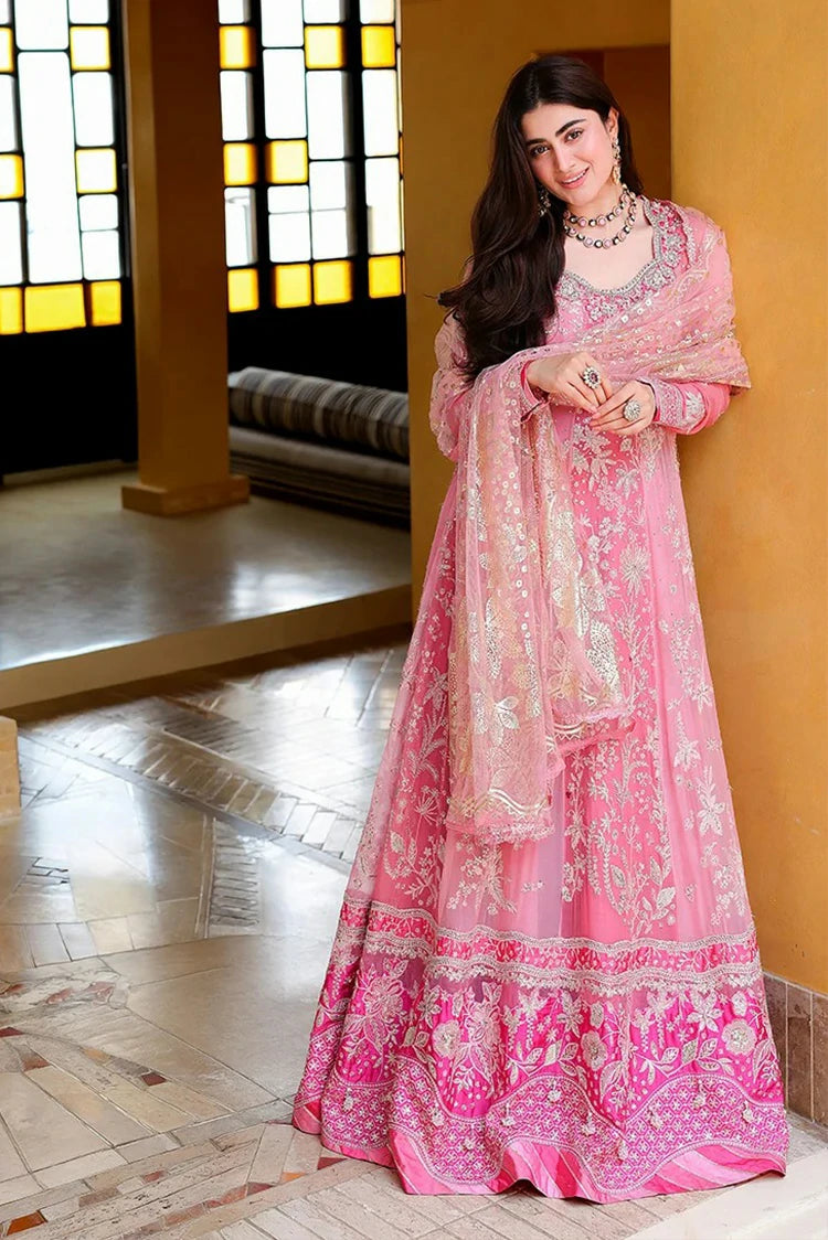 Mushq - Bachelorette Chronicles Chiffon Collection - 07-Pink Promise - Unstitched