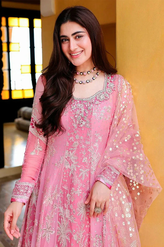 Mushq - Bachelorette Chronicles Chiffon Collection - 07-Pink Promise - Unstitched