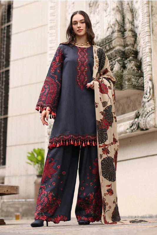 Charizma - Poshima Embroidered Peach Leather Collection Vol 1 - PSW6-01 - Unstitched