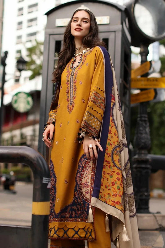 Picture of Charizma - Poshima Embroidered Peach Leather Collection Vol 1 - PSW6-04 - Unstitched - Available at Raja Sahib