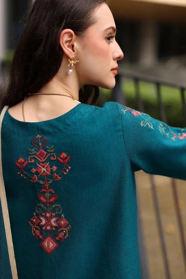 Picture of Charizma - Poshima Embroidered Peach Leather Collection Vol 1 - PSW6-07 - Unstitched - Available at Raja Sahib