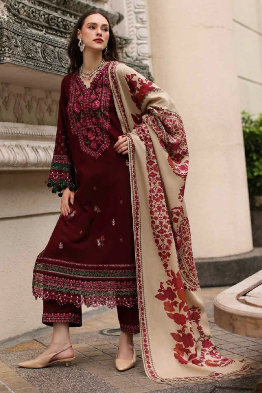 Charizma - Poshima Embroidered Peach Leather Collection Vol 1 - PSW6-08 - Unstitched
