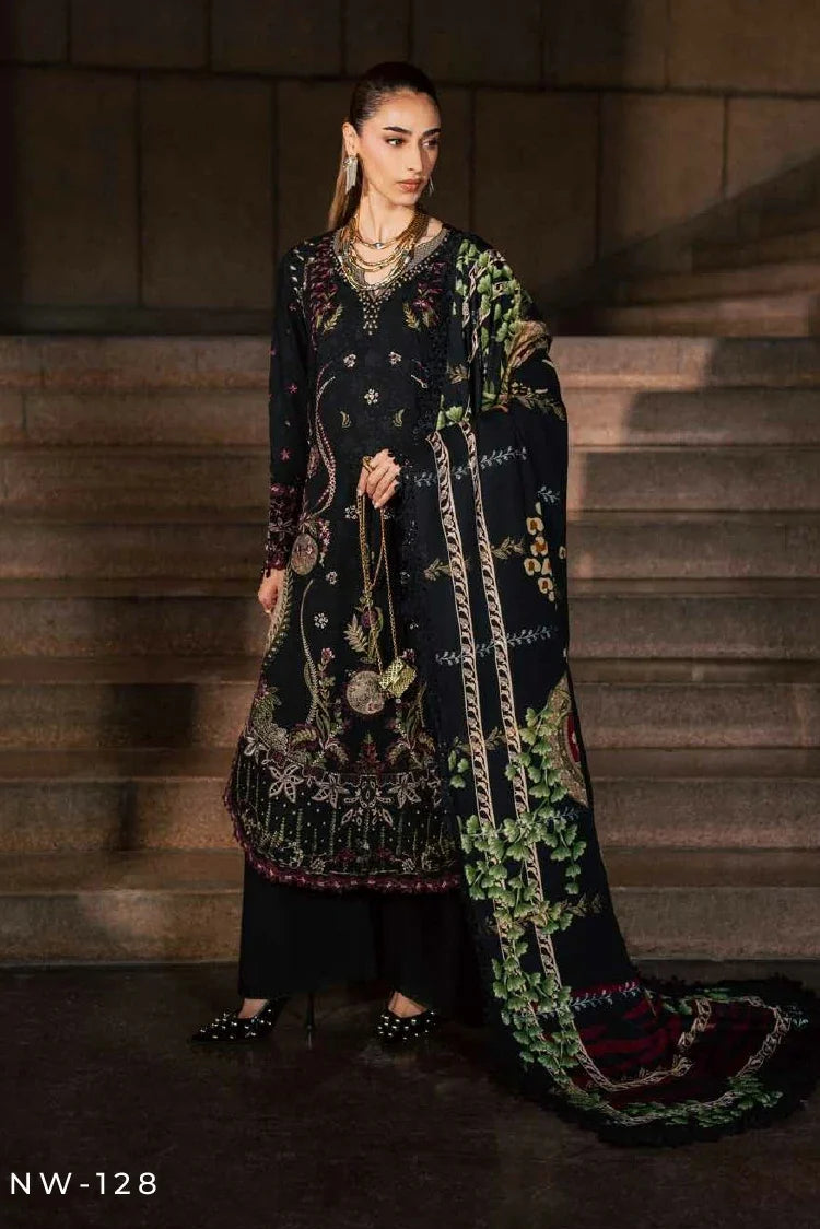 Nureh - Maya Embroidered Linen Collection Vol 1 - NW-128 - Unstitched