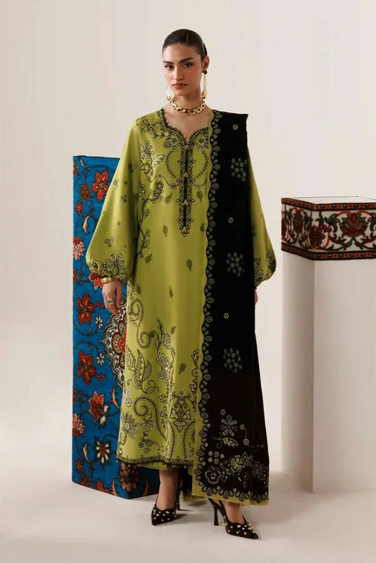 Qalamkar - Qline Linen Collection - QLW-01 AMARAH - Unstitched