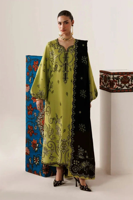 Qalamkar - Qline Linen Collection - QLW-01 AMARAH - Unstitched