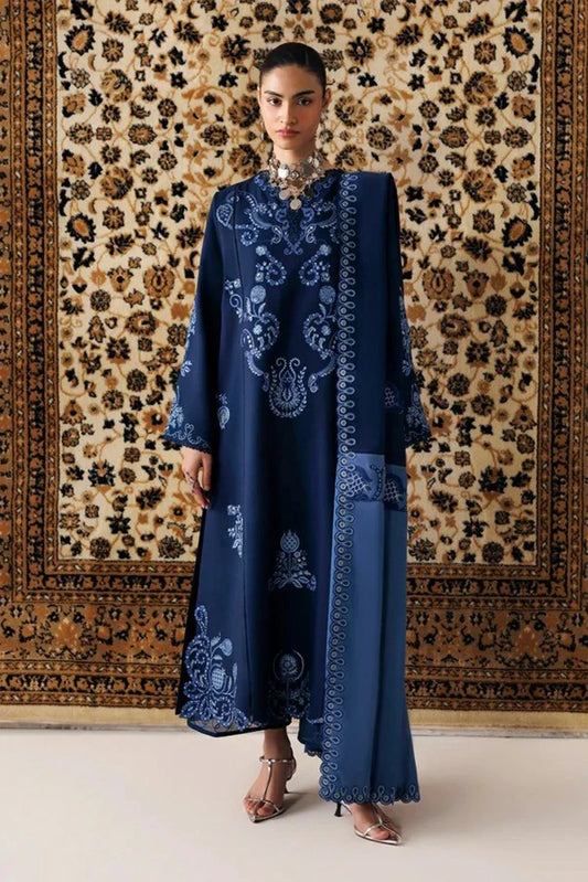 Qalamkar - Qline Linen Collection - QLW-10 Seran - Unstitched