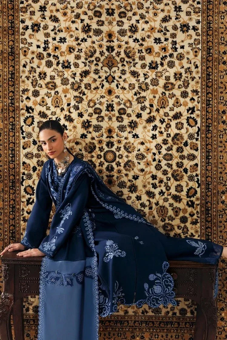 Picture of Qalamkar - Qline Linen Collection - QLW-10 Seran - Unstitched - Available at Raja Sahib