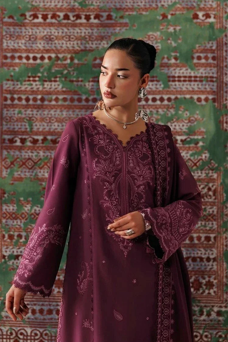 Picture of Qalamkar - Qline Linen Collection - QLW-14 FARWA - Unstitched - Available at Raja Sahib