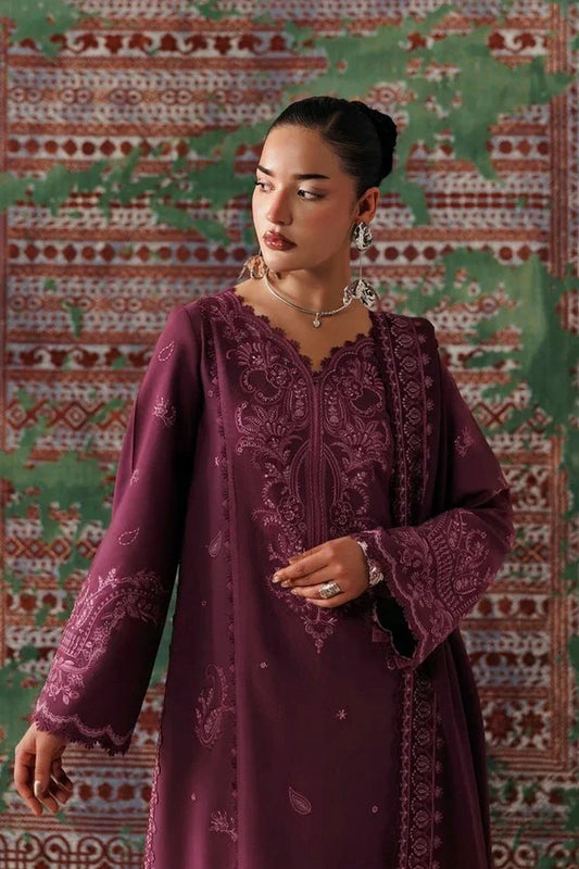 Picture of Qalamkar - Qline Linen Collection - QLW-14 FARWA - Unstitched - Available at Raja Sahib
