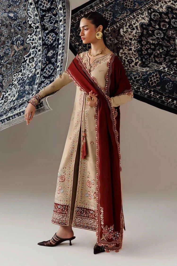 Picture of Qalamkar - Qline Linen Collection - QLW-16 HAMNA - Unstitched - Available at Raja Sahib
