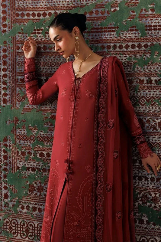 Picture of Qalamkar - Qline Linen Collection - QLW-03 ZAIRA - Unstitched - Available at Raja Sahib