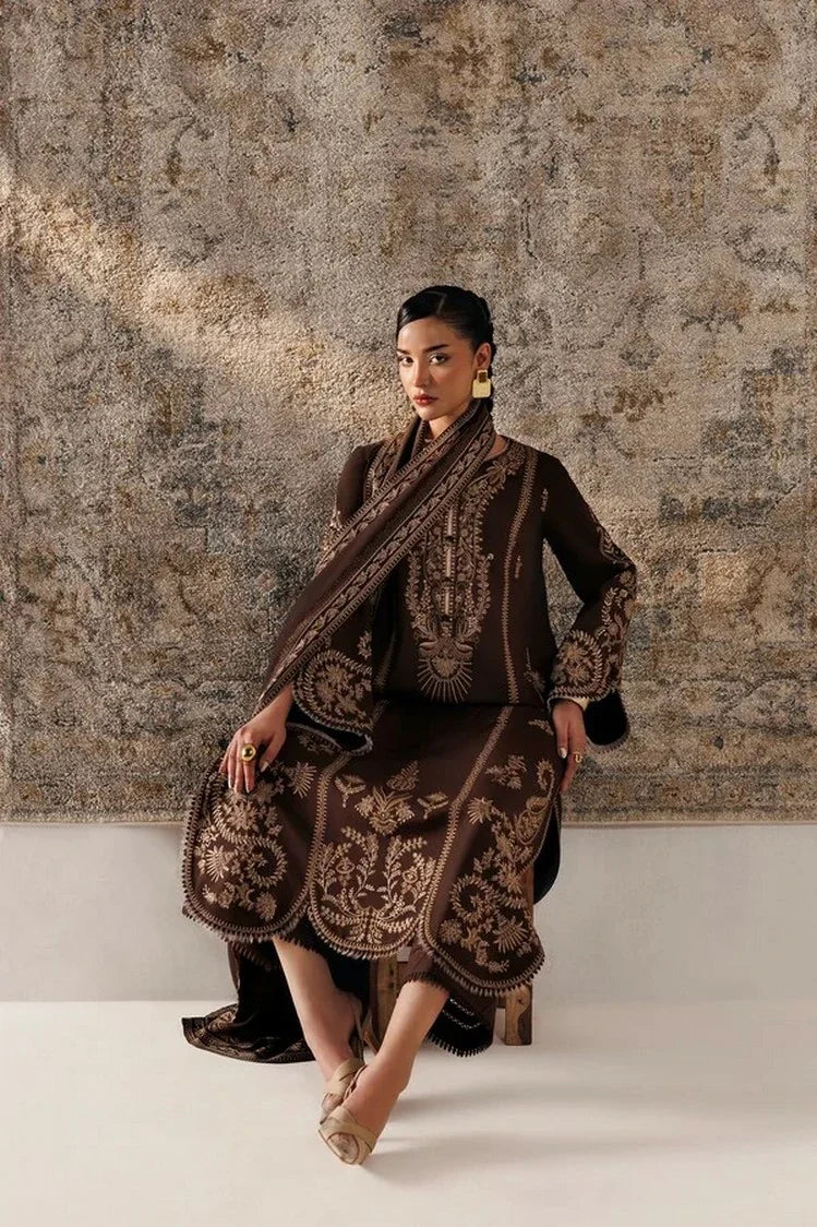 Picture of Qalamkar - Qline Linen Collection - QLW-04 SHAHEEN - Unstitched - Available at Raja Sahib