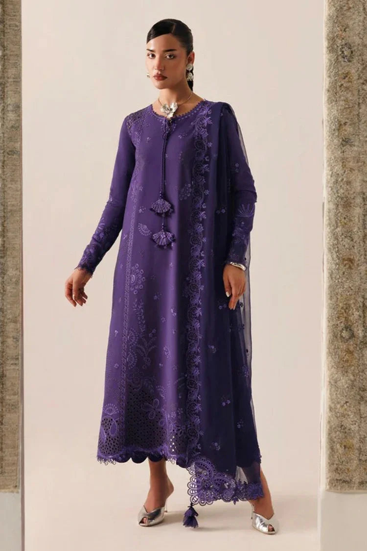 Qalamkar - Qline Linen Collection - QLW-05 ZEEMAL - Unstitched