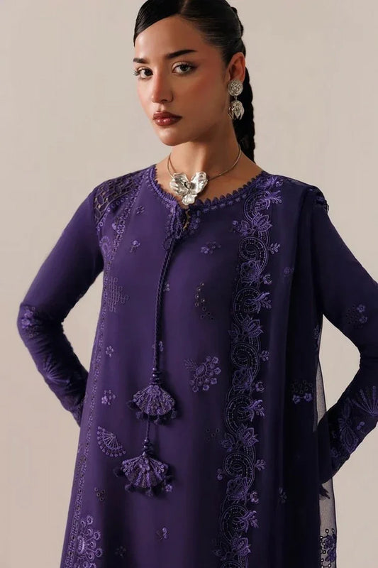 Picture of Qalamkar - Qline Linen Collection - QLW-05 ZEEMAL - Unstitched - Available at Raja Sahib