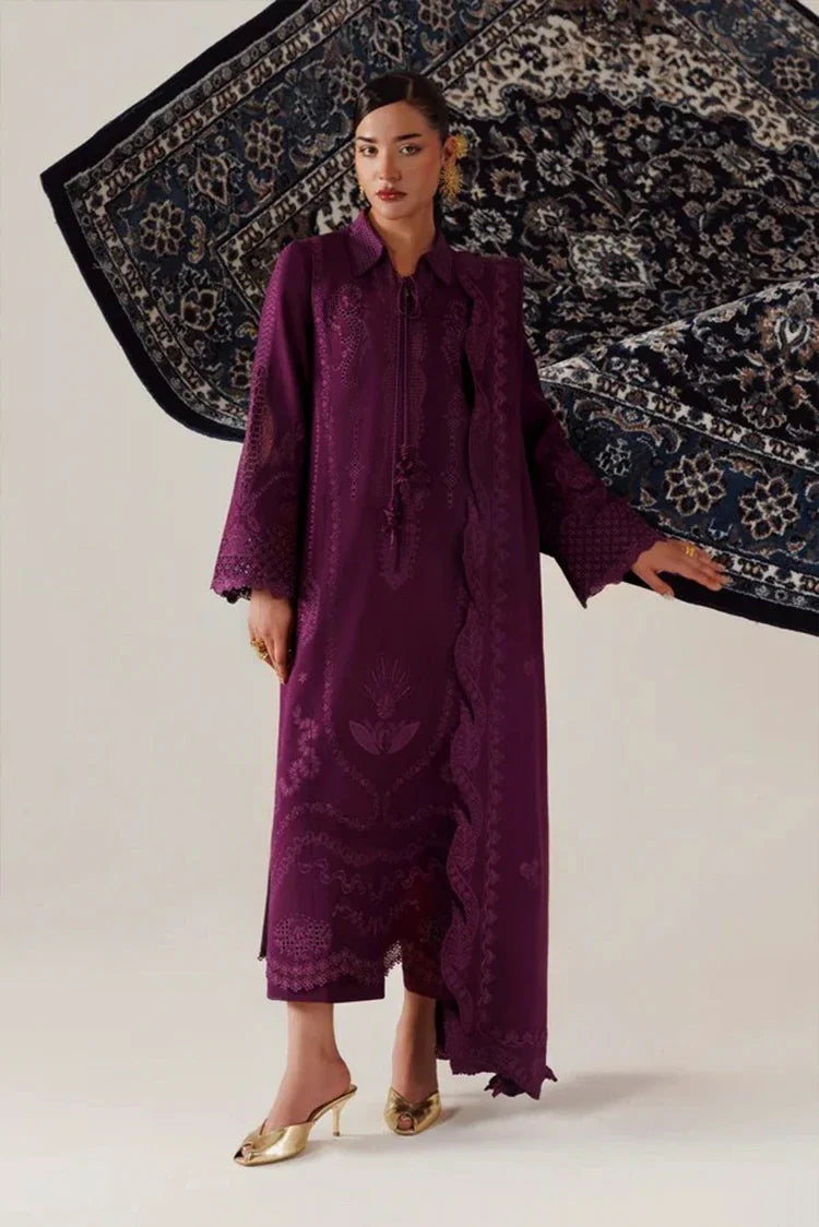 Qalamkar - Qline Linen Collection - QLW-07 MAHEEN - Unstitched