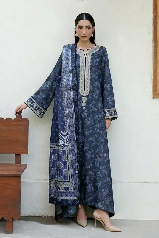 Jazmin - Unstitched WInter - EMBROIDERED PREMIUM VISCOSE UW-0248 - Unstitched