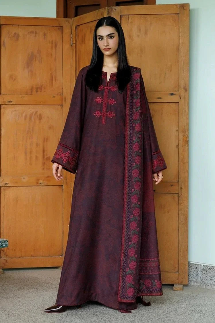 Jazmin - Unstitched WInter - EMBROIDERED PREMIUM VISCOSE UW-0249 - Unstitched