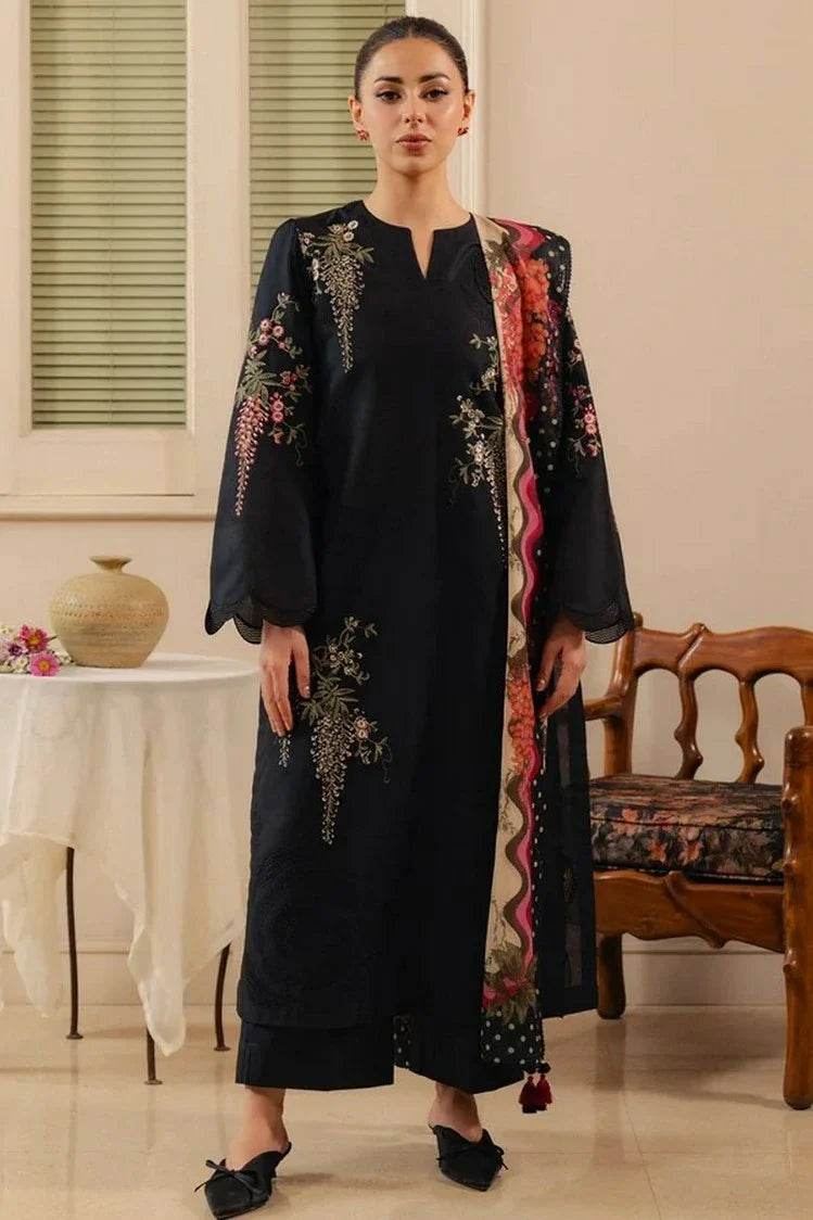 Jazmin - Unstitched WInter - EMBROIDERED PREMIUM VISCOSE UW-0250 - Unstitched