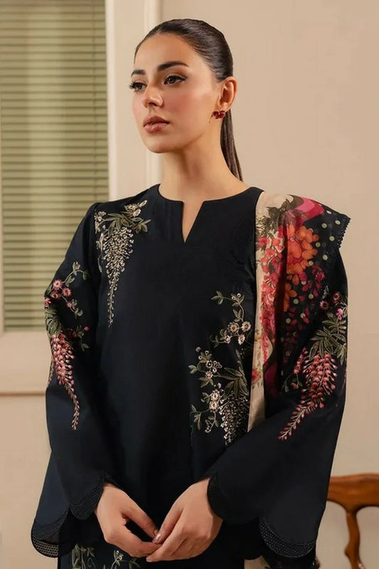 Jazmin - Unstitched WInter - EMBROIDERED PREMIUM VISCOSE UW-0250 - Unstitched