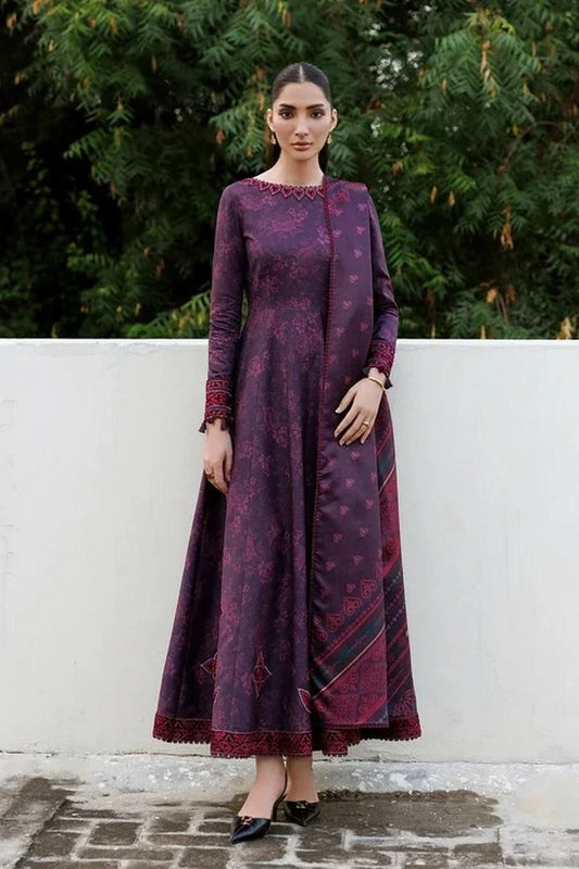Jazmin - Unstitched WInter - EMBROIDERED PREMIUM VISCOSE UW-0260 - Unstitched