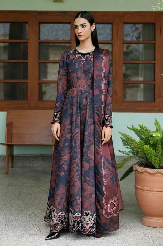 Jazmin - Unstitched WInter - EMBROIDERED PREMIUM VISCOSE UW-0263 - Unstitched