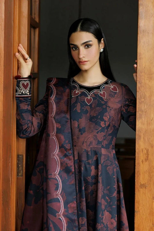 Jazmin - Unstitched WInter - EMBROIDERED PREMIUM VISCOSE UW-0263 - Unstitched