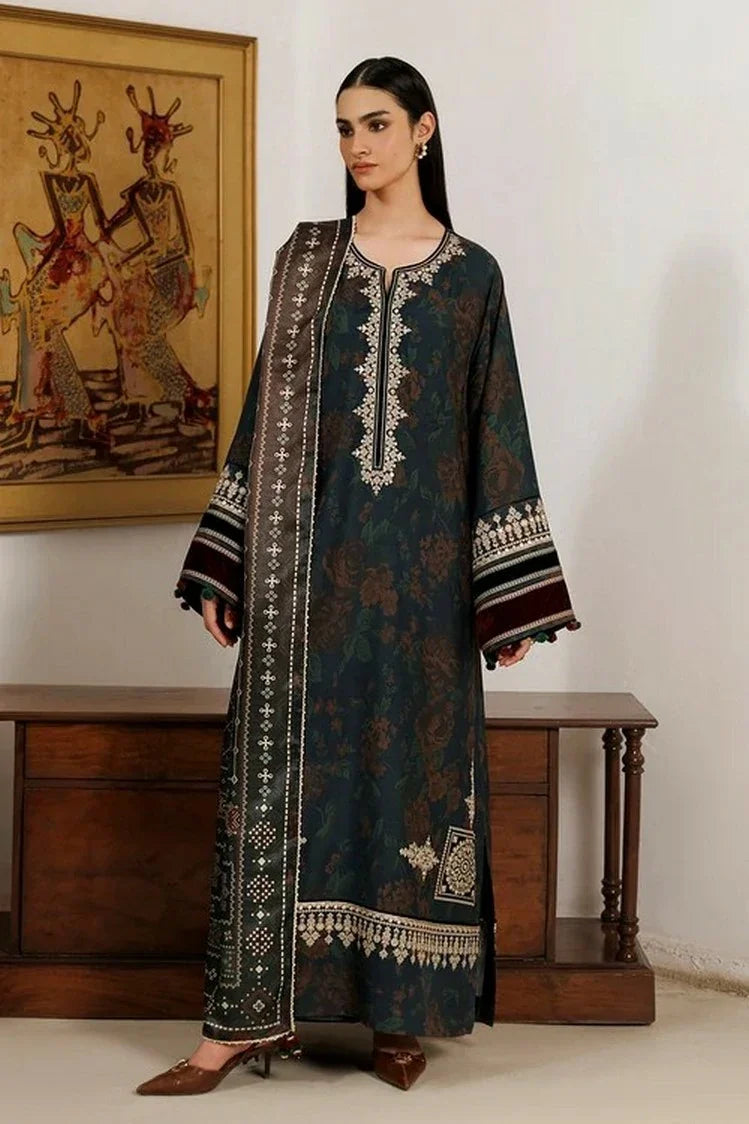 Jazmin - Unstitched WInter - EMBROIDERED PREMIUM VISCOSE UW-0266 - Unstitched