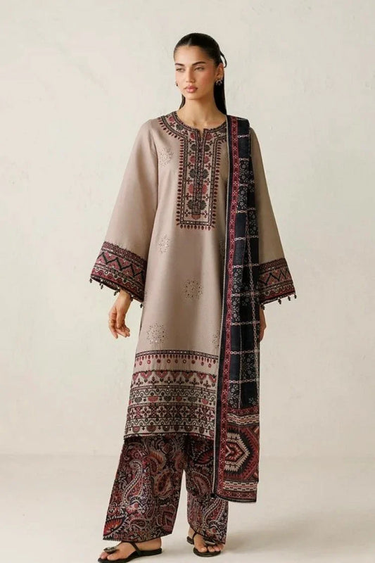Jazmin - Unstitched WInter - EMBROIDERED PREMIUM DOBBY UW-0282 - Unstitched