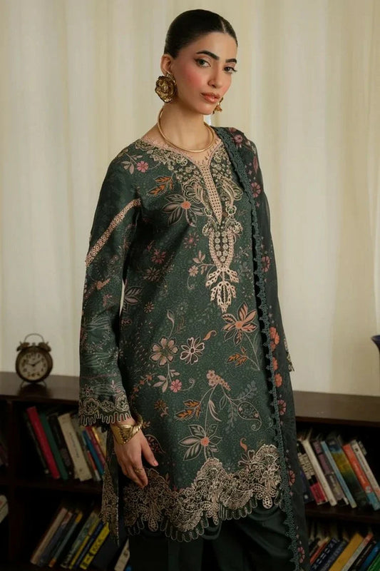 Aabyaan - Print Luxe Linen - AK-11-ROSALIE - Unstitched
