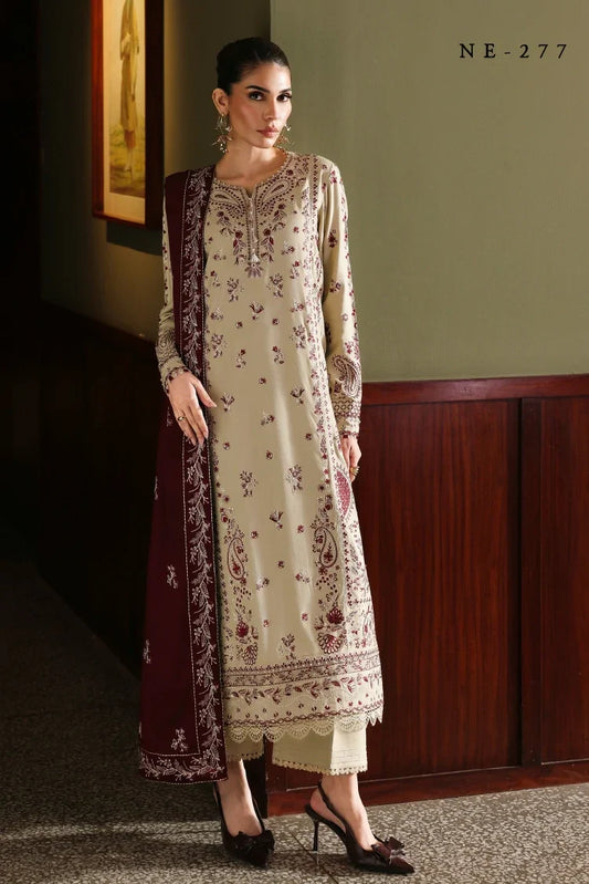 Nureh - Exclusive Embroidered Marina Collection Vol 2 - NE-277 - Unstitched