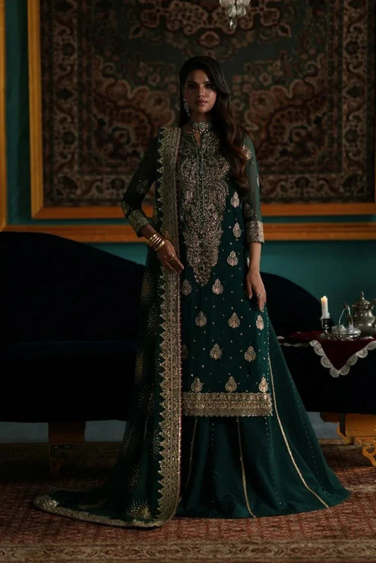 Zevk - Afsanah Luxury Formal Vol 2 - ZAMRUD-D5-B - Unstitched