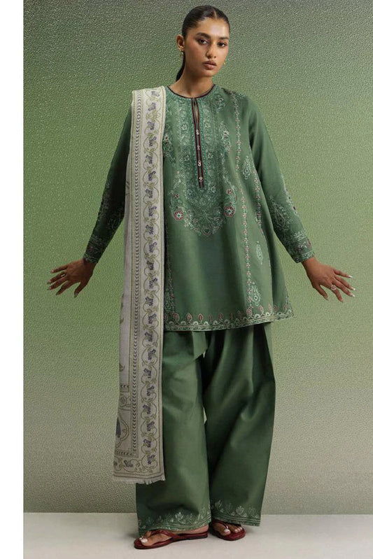 Zara Shahjahan - Coco Winter Unstitched - SARD-1B - Unstitched