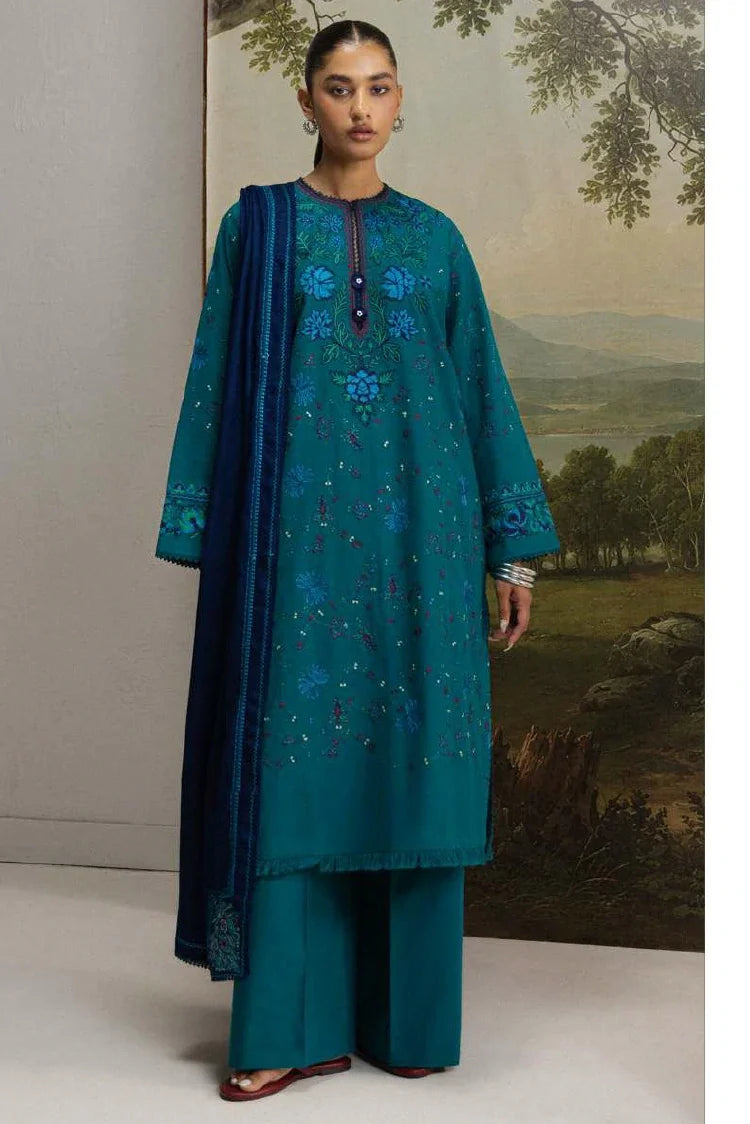 Zara Shahjahan - Coco Winter Unstitched - TABASSUM-7A - Unstitched