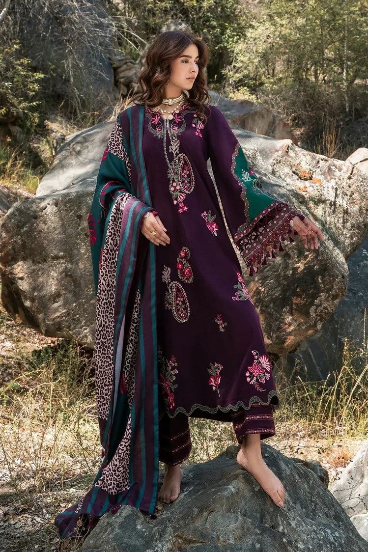 Charizma - Poshima Embroidered Peach Leather Collection Vol 2 - PSW6-11 - Unstitched
