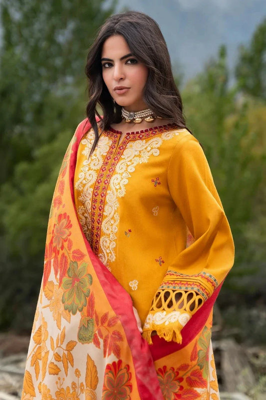 Charizma - Poshima Embroidered Peach Leather Collection Vol 2 - PSW6-16 - Unstitched